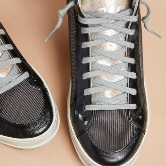 P448 ribbed high top sneaker Clearance